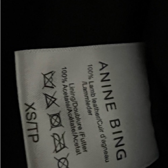 Anine Bing Leather Skirt - Picture 4 of 4